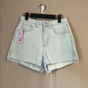 Women's Super High-Rise Cutoff Jean Shorts - Wild Fable Light Wash 4 /2.5 inseam